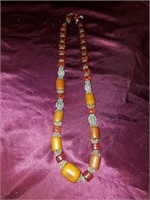 Outstanding antique amber necklace