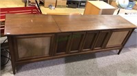 Mid century modern Fisher console stereo system,