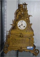 Antique Neo Gothic "Bazelaire De Paris" Clock