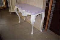 Shabby Chic Painted Ornate Console Table