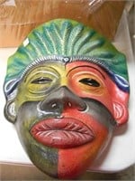 HAND PAINTED MASK-TRIBAL