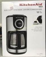 KitchenAid 12-Cup Glass Carafe Coffee Maker $60