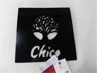 Powder Coated, Hand Cut Chico Logo Sign