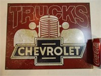 Affiche en métal Chevrolet (repro)