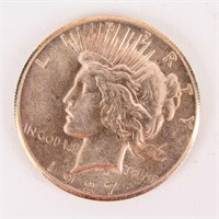 Coin 1927-P Peace Silver Dollar BU
