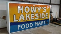 12' X 6' DOUBLE SIDED LIGHTED SIGN