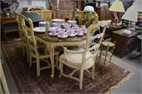 Set of Six Painted Dining Chairs -