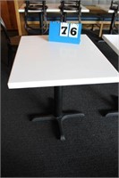 White Dining Tables w/ Black Base