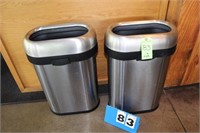 Stainless Simple Human Trash Cans