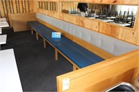 Booth Benches: (4) 48", (1)18'4",(1) 8'8" U-shape