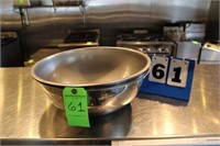 (2) 16" Stainless Mixing Bowls