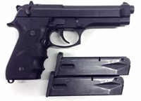 Beretta P92F .9 MM Pistol W/Extra Clip