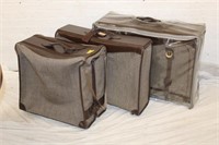 3pc Vintage Luggage by French