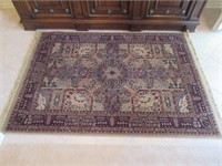 nice french wool rug - 4ft x 5.8ft  - clean
