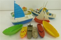 Flat of Plastic Boats