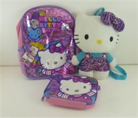 Hello Kitty: Brand New Backpack with Matching