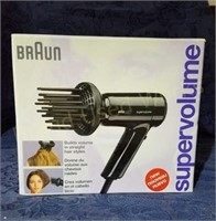 Braun SuperVolume Hair Dryer NIB