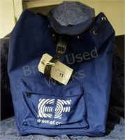 EF.Com Canvas backpack Light blue