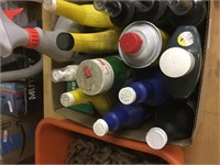 car and garage oils and items