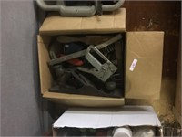 assorted tools, stapler