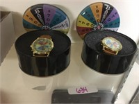 Wheel of Fortune tins and watches