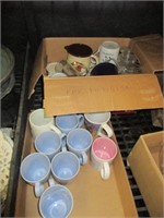 coffee cups and assorted items