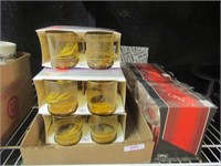 glasses and wine glasses (New in Boxes)