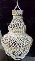 Cowrie and Nassa Shell Swirl Chandelier