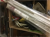 assorted electrical and other items
