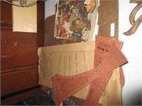 vintage drafting items/large clipboard