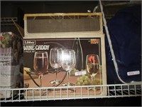 wine glasses and caddy (new)