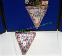 Funday Let's Party Flag Banner