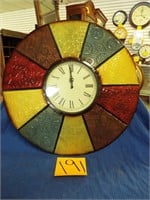 Decorative wall clock, 20in round