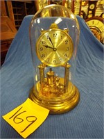 Schatz gold trim anniversary clock wi
