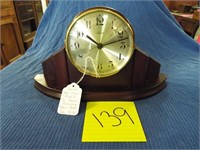 West Timex Clock Co Hermle, mahogany