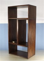 Two Piece Wood Cube Shelves