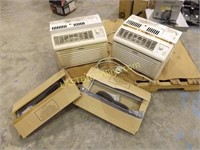 2 WINDOW AIR CONDITIONERS & PLASTIC SPACERS