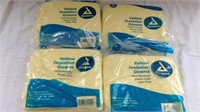 4 pkgs new yellow isolation gowns 5/pack