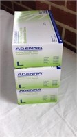 3 boxes of Adenna nitrile powder free examination