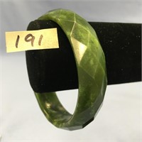 Choice on 2 (191-192) jade faceted bangle bracelet
