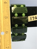 Choice on 2 (175-176) Jade stretch bracelets   (k