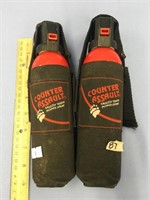 Lot of 2 counter assault Grizzly tough pepper spra