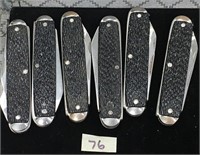 Lot of 6 pocket knives made in the USA    (g 22)
