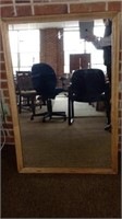 29"x43" framed mirror