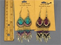 Choice on 2 (108-109): 2 pairs of dreamcatcher ear