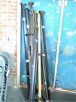 Large group of Hollywood bed frames