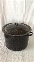 Black enamel canning pot