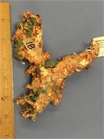 5" Y shaped copper ore specimen         (a 7)