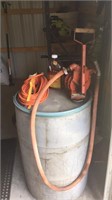 Diesel tank pump electric cord treatment