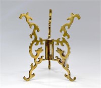Chinese collapsible bronze hat stand